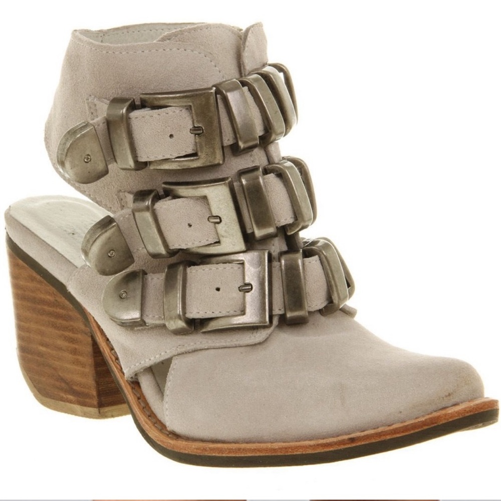 ISO: TRIPOLI JEFFREY CAMPBELL BUCKLE CUTOUT BOOTIES